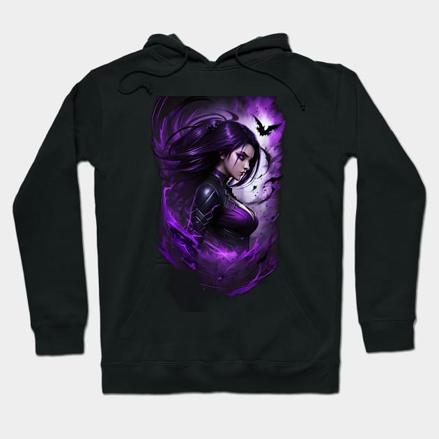 Purple Magical Lady Hoodie by JayDs Shop